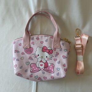 Hello Kitty Light Pink Mini Tote with Detachable Strap
